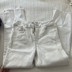 White zara jeans